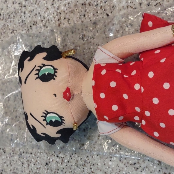 Betty Boop Birthday Betty 1999 Vintage Plush Doll By Kelly Toys - Picture 2 of 9